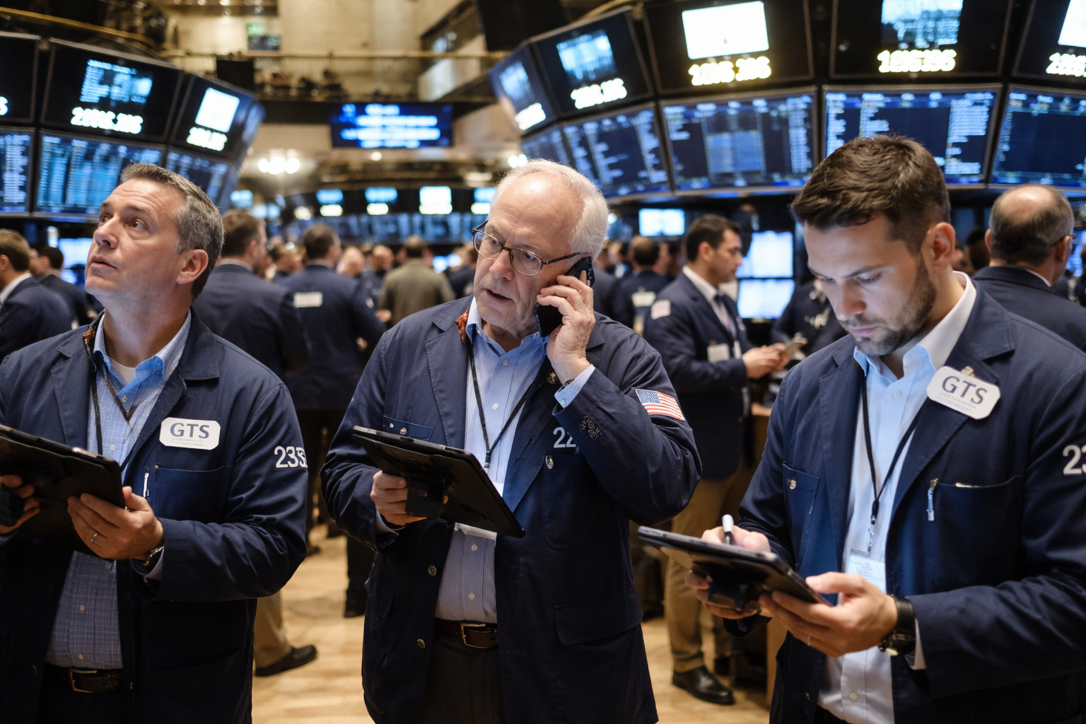 Dow gains 160 points as chip selloff drags Nasdaq ahead of earnings season